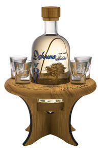 Dębowa Stolik 1x  0,7l + 4 Kieliszki